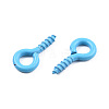 Spray Painted Iron Screw Eye Pin Peg Bails IFIN-N010-002B-04-1