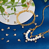 30Pcs Brass Micro Pave Cubic Zirconia Pendants KK-PH0010-12-5