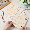 Baby Sleeping Do Not Disturb Wood Door Hanging Decorations DIY-WH20002-82C-3