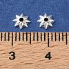 Brass Bead Caps KK-C260-17S-2