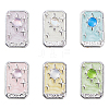 6Pcs Alloy Beads FIND-DC0008-43B-1