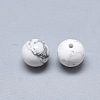 Natural Howlite Beads G-T122-25A-06-2