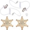 Ring Security Word Badge AJEW-FG0001-94-1