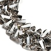 Electroplate Transparent Glass Beads Strands X1-EGLA-P052-02A-PL03-3