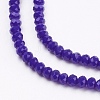 Opaque Solid Color Glass Bead Strands GLAA-F076-A05-3