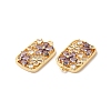 Real 18K Gold Plated Brass Pendant X-KK-B074-71G-03-2