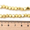 Electroplate Glass Beads Strands EGLA-F166-04A-G-4