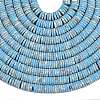 Dyed Synthetic Imperial Jasper Beads Strands G-A272-C06-02-4