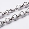 304 Stainless Steel Rolo Chains  Jewelry Sets SJEW-L178-02-3
