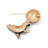 Sea Lion Playing Ball Enamel Pins JEWB-M070-01G-2