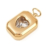 304 Stainless Steel Glass Pendants LS-STAS-K307-13G-2