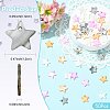 50Pcs Dyed Natural Shell Star Charms BSHE-FS0001-16-4