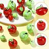 20Pcs 4 Styles Spray Painted Opaque Resin Pendants RESI-FS0002-42-2