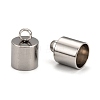 Tarnish Resistant 304 Stainless Steel Cord Ends STAS-E020-8-2