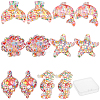 SUNNYCLUE Transparent Flatback Resin Cabochons Accessories RESI-SC0001-54-1