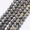 Natural Polychrome Jasper/Picasso Stone/Picasso Jasper Beads Strands G-F425-21-1