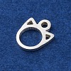 925 Sterling Silver Hollow Charms STER-D301-04S-02-2