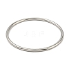 304 Stainless Steel Simple Plain Bangle for Women BJEW-F461-01D-P-2