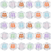 80Pcs Transparent Acrylic Beads OACR-SC0003-01-7