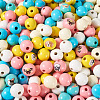 Wood European Beads WOOD-TA0002-62-4