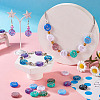 90Pcs 9 Style Opaque & Transparent Acrylic Beads MACR-TA0001-45-7
