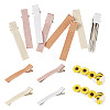 8Pcs 4 Colors Polyester Alligator Hair Clips PHAR-TADJ0001-02-2