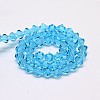 Transparent Glass Beads Strands EGLA-A039-T3mm-D19-2