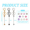 DIY Beadable Keychain Making Kit DIY-TA0006-48-3