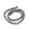 Electroplated Non-magnetic Synthetic Hematite Beads Strands G-G862-02A-2