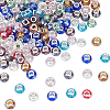 70Pcs Pearlized Glass European Beads GPDL-PA0001-02-1