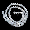 Imitation Jade Electroplate Glass Beads Strands EGLA-A039-J6mm-B05-2