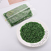 Plated Glass Bugle Beads X-SEED-S046-01B-27-2