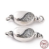 925 Sterling Silver Box Clasps STER-D035-18AS-4