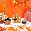 12Pcs 3 Style Halloween Theme Unfinished Wood Decorative Supplies DIY-OC0004-14-5