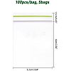 500PCS Plastic Resealable Packaging Bags OPP-OC0001-02-2