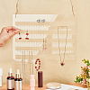 Transparent Acrylic Wall-Mounted Earring Display Stands EDIS-WH0030-11-3