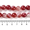 Natural Striped Agate/Banded Agate Beads Strands G-Z060-A01-C15-5