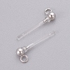 Transparent Painless Prevent Allergy Resin Stud Earring Findings KY-L005-06P-1