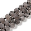 Natural Rutilated Quartz Beads Strands G-H057-A16-01-1