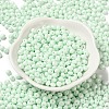 6/0 Opaque Baking Paint Glass Seed Beads SEED-M012-02A-15-2