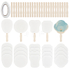 30Pcs 5 Styles Paper Hand Held Fan DIY-CU0001-02-1