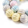 Spray Painted Resin Beads Strands X-RESI-N027-05A-3