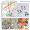 52Pcs 13 Colors Alloy Enamel Charms PALLOY-AB00179-6