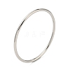 304 Stainless Steel Simple Plain Bangle for Women BJEW-F461-01D-P-1