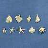 9Pcs 9 Styles Ocean Series Alloy Pendants FIND-FS0003-31-8
