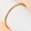 304 Stainless Steel Plain Bangles for Women BJEW-D408-05G-1