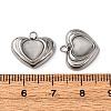 304 Stainless Steel Cat Eye Pendants STAS-P406-05P-3