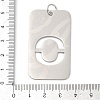 304 Stainless Steel Pendants STAS-M115-01P-O-3