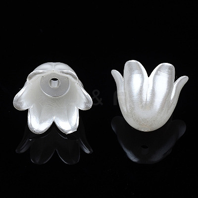 Spray Paint ABS Plastic Imitation Pearl Beads X1-MACR-N013-001F-1
