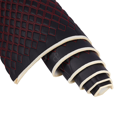 PVC Leather with Foam Fabric DIY-WH0671-392D-1